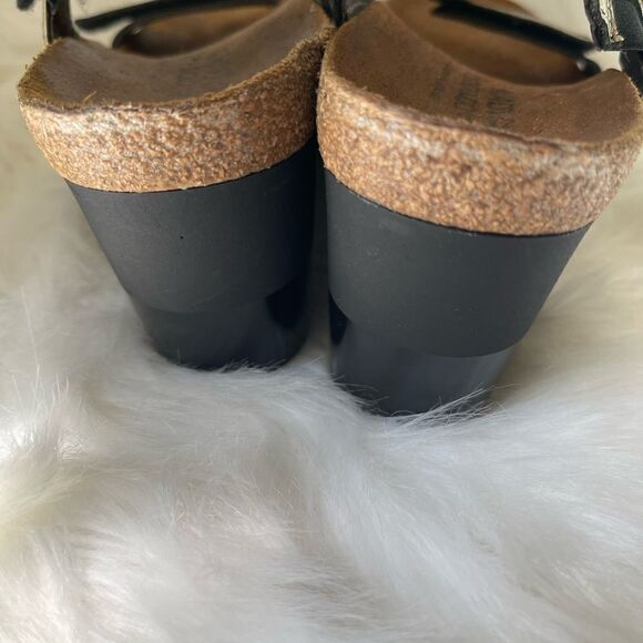 Naot metallic antique bronze wedge straps sandals Rhinestones accent EUR SZ40 - Picture 5 of 14